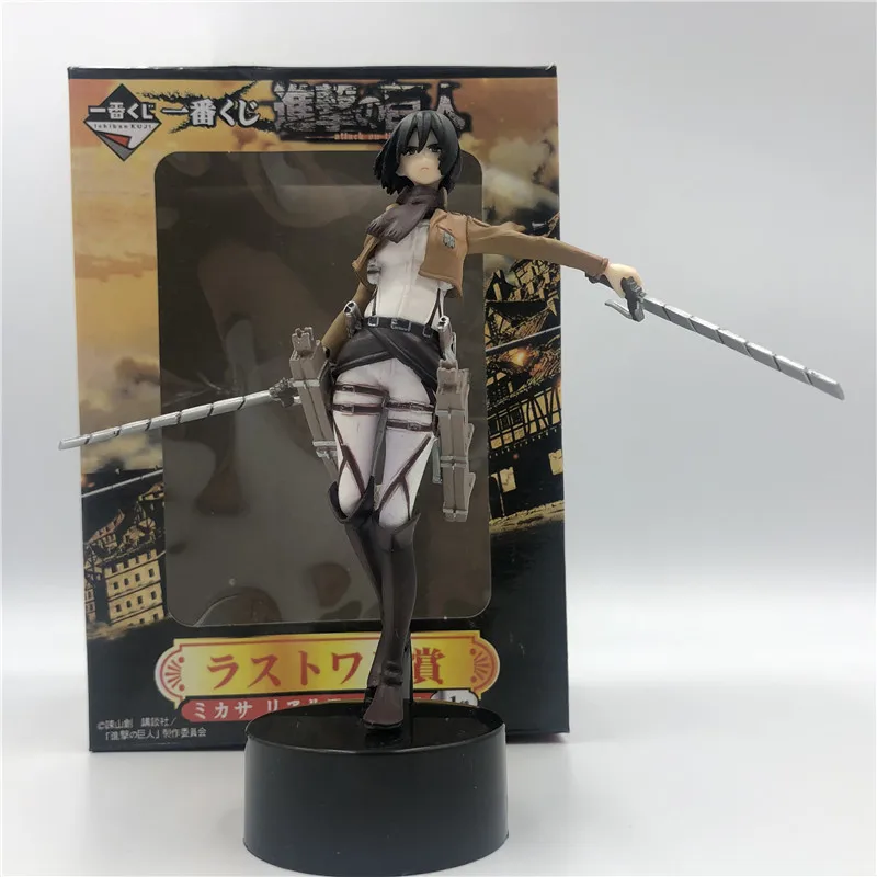 

Peradix Trendy High Quality Anime Shingeki no Kyojin Attack On Titan Mikasa Ackerman PVC Figure Figurine Gift Toys