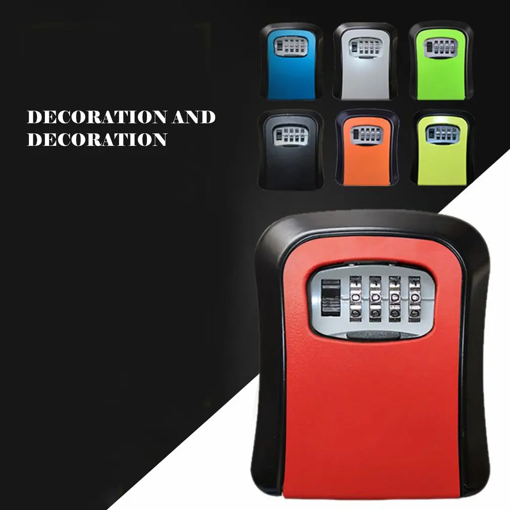 Key Repair Password Box Wall-Mounted Anti-Smashing Password Lock Key Box Anti-Theft Door Cat Eye Key Box