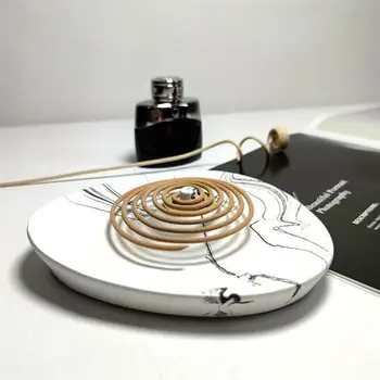 

1Pc Cement Mosquito Coil Rack Original Mosquito Coil Holder Mosquito Coils Cement Coil Holders Original Design Home Furnishings