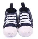 Новая весенне-Осенняя обувь из искусственной кожи для маленьких мальчиков и девочек Повседневный нескользящий удобный однотонный мокасины для малышей от 0 до 18 месяцев - Цвет: Deep Blue E