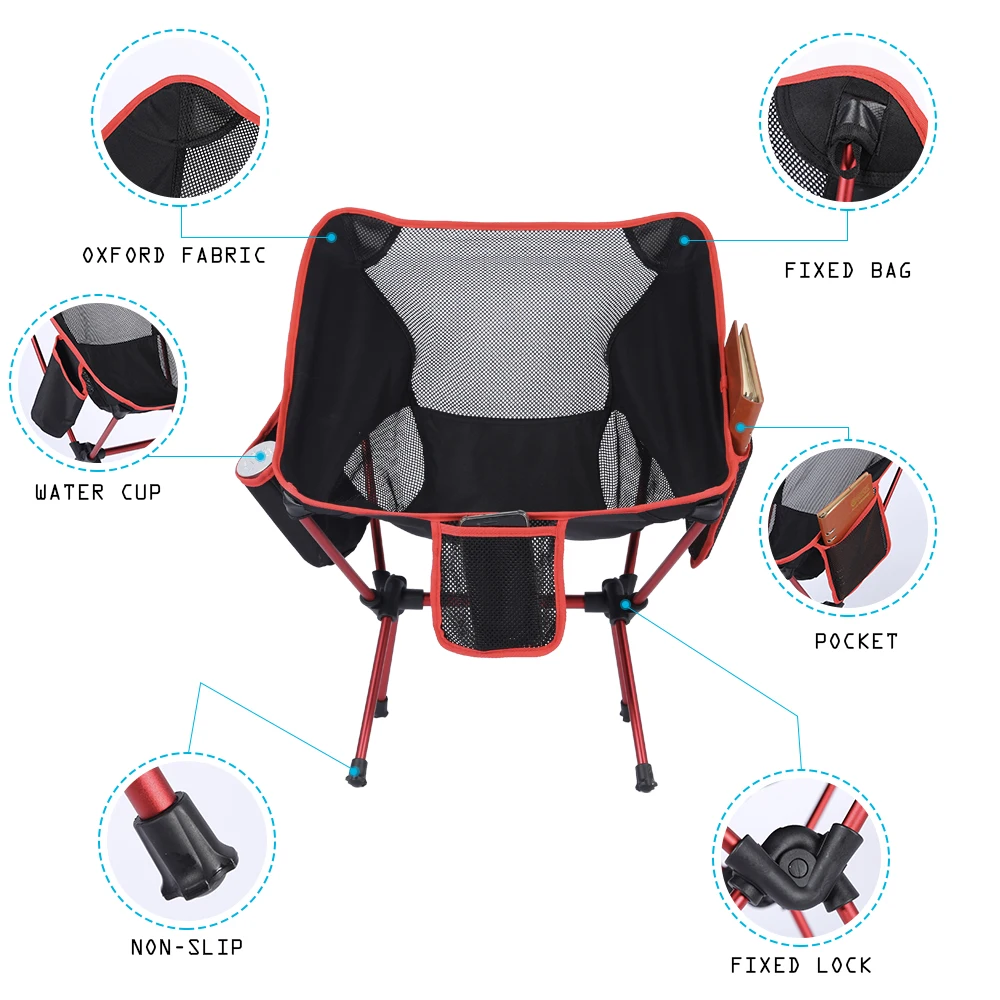 Camping Chair Portable Folding Lightweight Beach Seat Stool Heavy Duty Fishing Hiking Picnic Garden Home Outdoor Furniture Camping Chair Portable Folding Lightweight Beach Seat Stool Heavy Duty Fishing Hiking Picnic Garden Home Outdoor Furniture