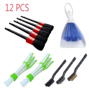 

Car Clean Brush Kit Auto Interior Detailing Cleaning Hand tools Durable