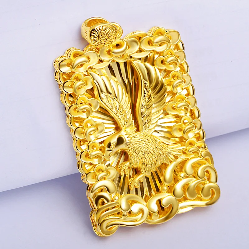 

Eagle Pendant Accessories Yellow Gold Filled Classic Hip Hop Men Pendant Jewelry Gift
