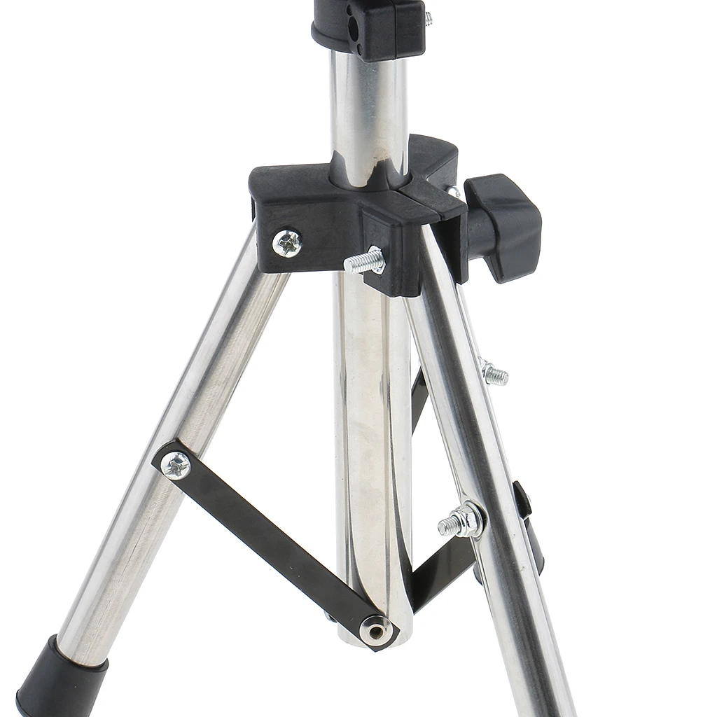 Cosmetology Mannequin Head Holder Tripod Stand for Salon Hairdressing