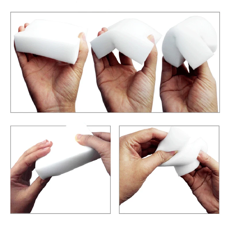 Модные Белые супер дезактивация Nano хлопок магический волшебный спонж для Кухня офисные спонж для чистки ванной 10x6x2 см