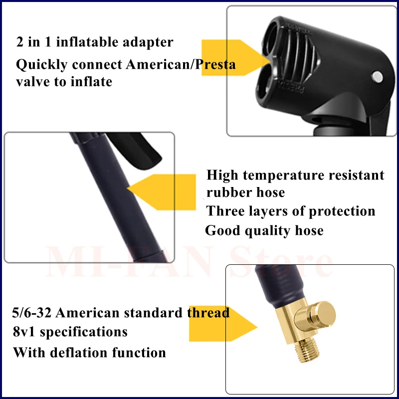 Replacement Air Nozzle Adapter Mouth Extension Tube Hose for Xiaomi Air Pump 1S Xiao Mi Mijia Electric Inflator Accessories