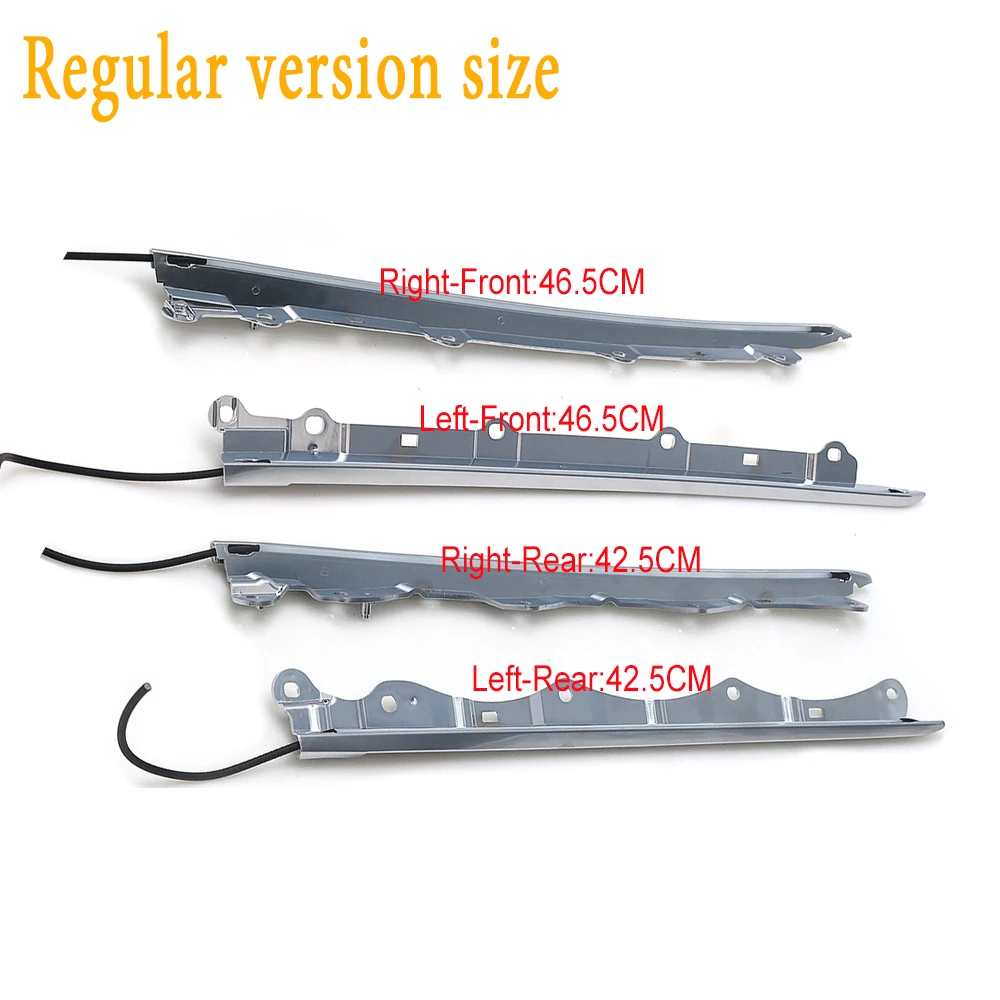 PMFC LED Car 4 Door Light Ambient Light Decorative Light Atmosphere Lamp Ice Blue 12V For Toyota Camry 8 Generation 2019 2020