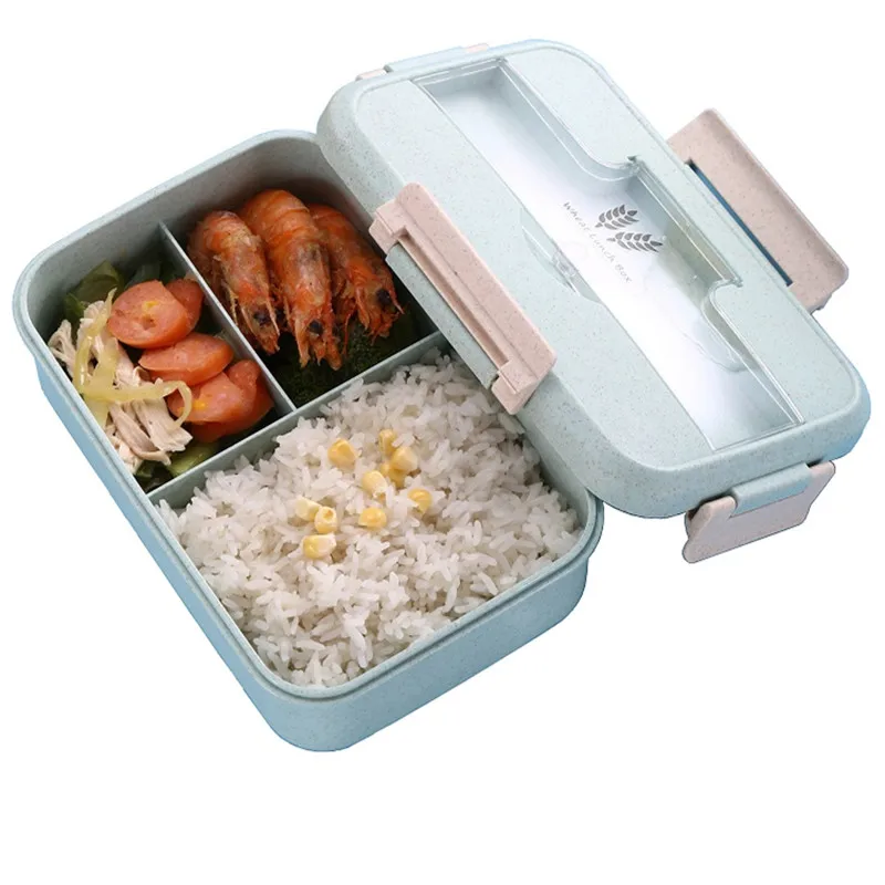 

Microwave oven wheat lunch box, tableware, food storage container portable lunch box in children's school children's Office