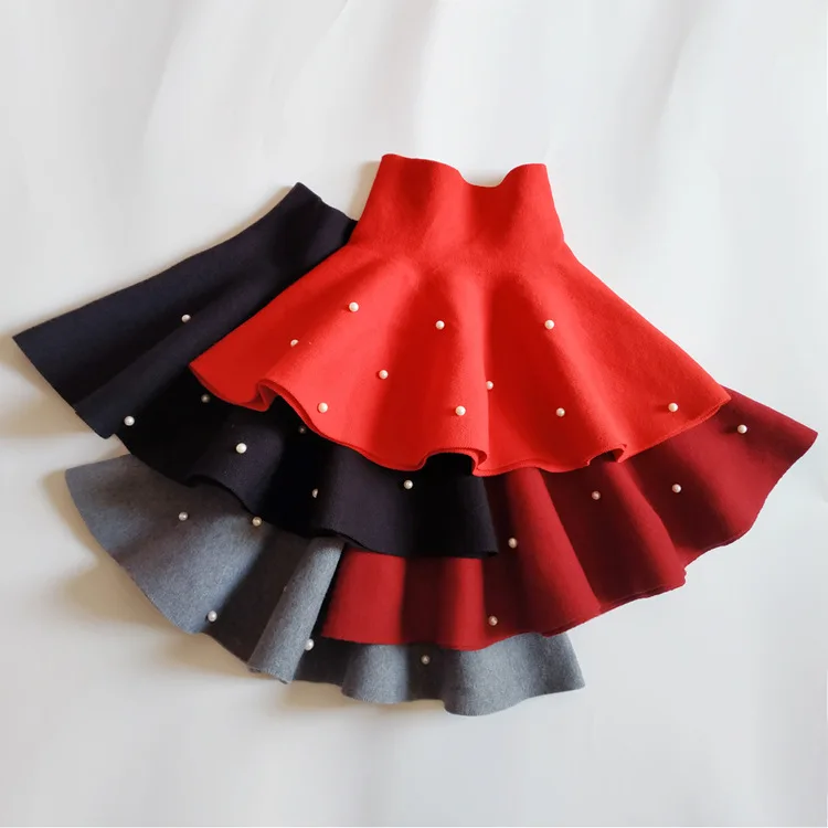 От 4 до 15 лет юбка-пачка костюм для девочек вязаная юбка для маленьких девочек детская юбка-американка фатиновые юбки г. Осенняя одежда для малышей Детская одежда