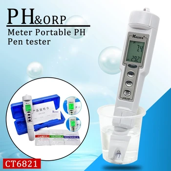 

PINTUDY Analyzers PH Meters Automatic Calibration Digital Waterproof PH & ORP Meter Portable PH Pen Tester 2019 New Measurement