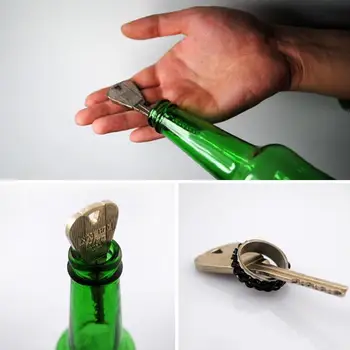 

Folding Deformation Key Through Bottle/Ring Magic Trick Props Tool Joke Toy