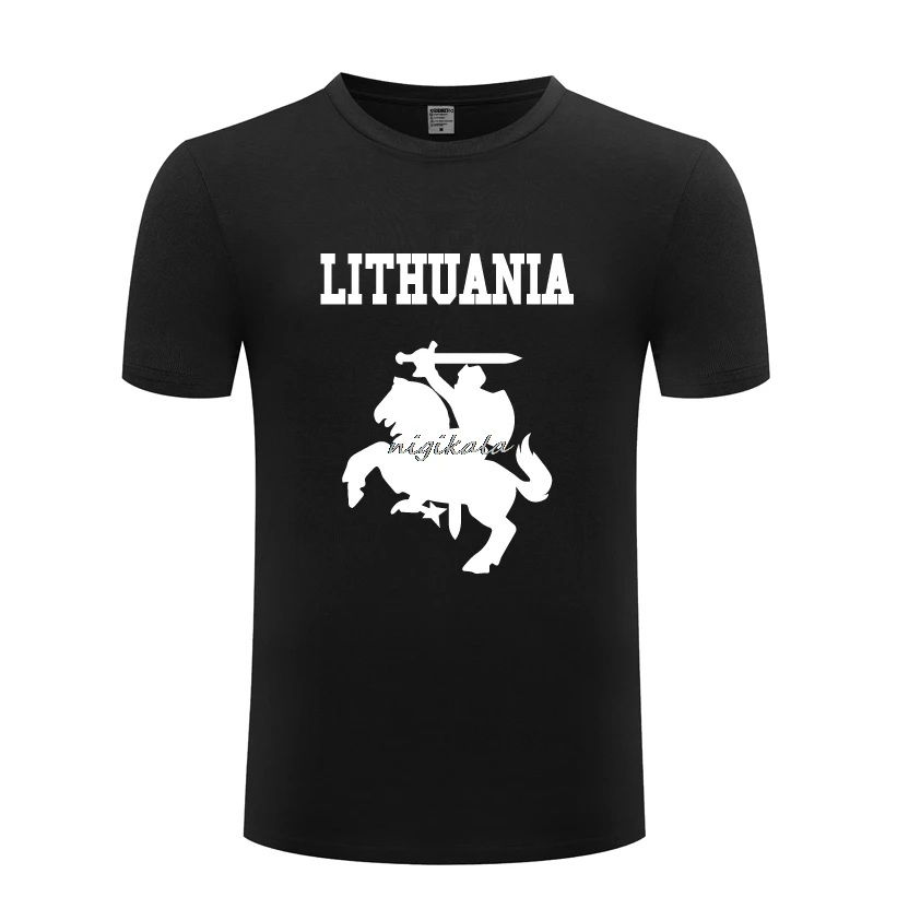 

Lithuania Coat of Arms Men's T-Shirt T Shirt Men New Short Sleeve O Neck Casual Top Tee