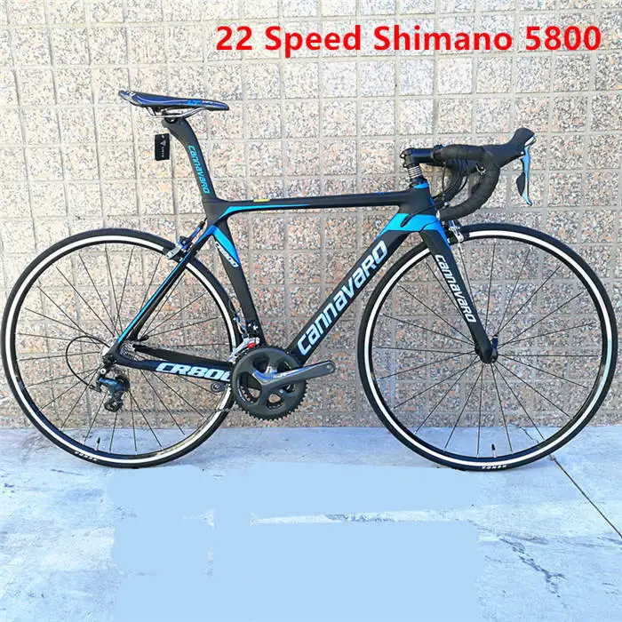 22 Speed black blue Бренд дорожный велосипед 48/50/52 см полный кадр из углеродного волокна SHIMAN0 22 Скорость перерыв ветер тормоз V Велосипедное гоночное седло велосипеда велосипед - Цвет: 22 Speed black blue