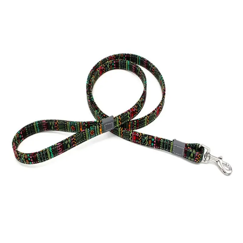 

Tribal Pattern Print Dog Leash Training Canvas Lead for Puppy Small Large Pet