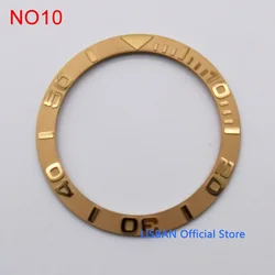 Premium Ceramic Bezel Insert for Watch Cases - 38mm Outer Diameter (NO10)