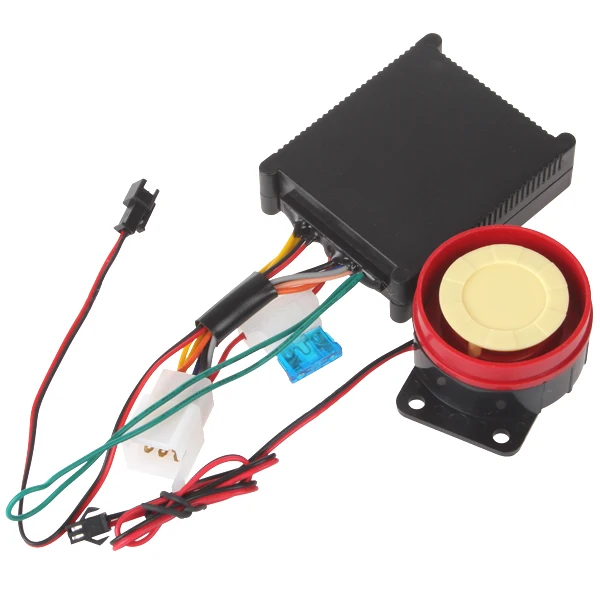 Motorcycle Anti-theft Security Burglar Alarm System Motorbike Anti-rob High Power Siren Horn Alarm Warner with 2Remote Controls