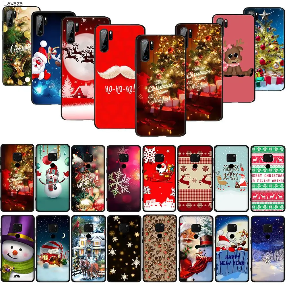 Lavaza New year christmas design TPU Soft Case for Huawei Honor view 20 9x Pro P smart Z Plus P20Lite Mate 30 Lite | Мобильные