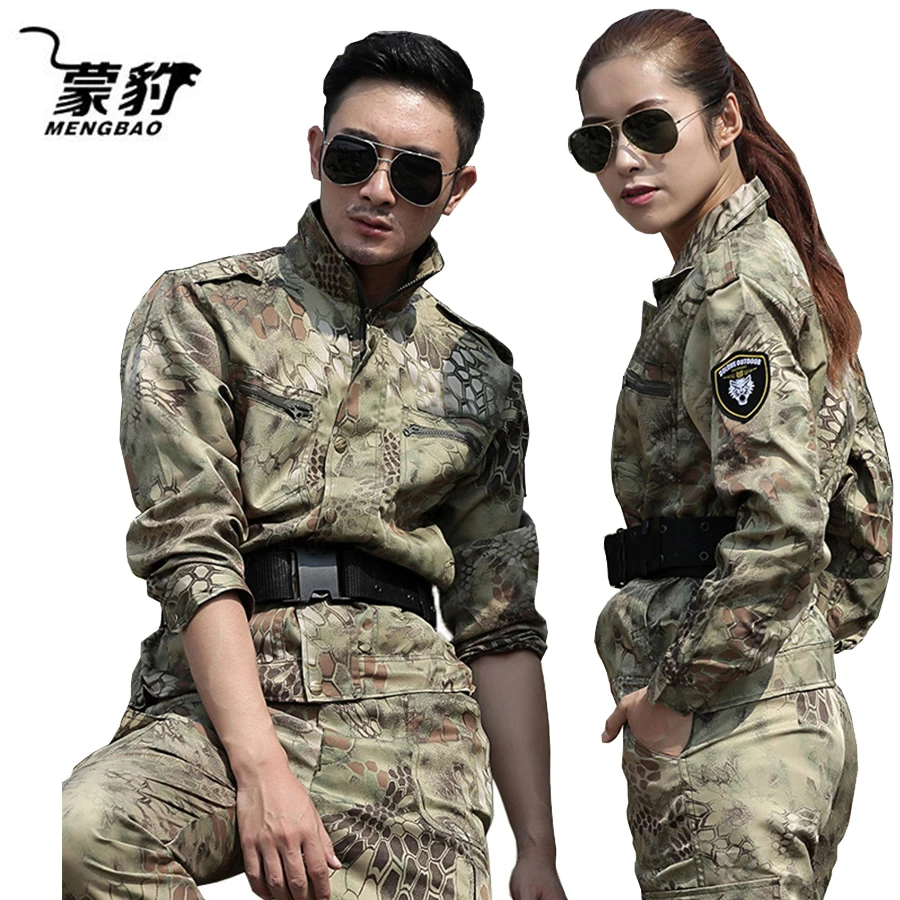 Uniforme Militar de pitón para hombre y mujer, Uniforme táctico de combate Militar, ropa de camuflaje|uniforme militar|uniform menmilitaire camouflage - AliExpress