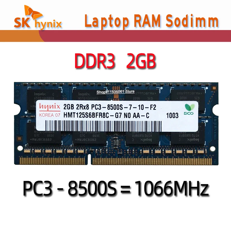 Hynix Laptop Ram 2gb Ddr3 Pc3 8500 Mhz 1066mhz 1333mhz 1600mhz Rams Aliexpress