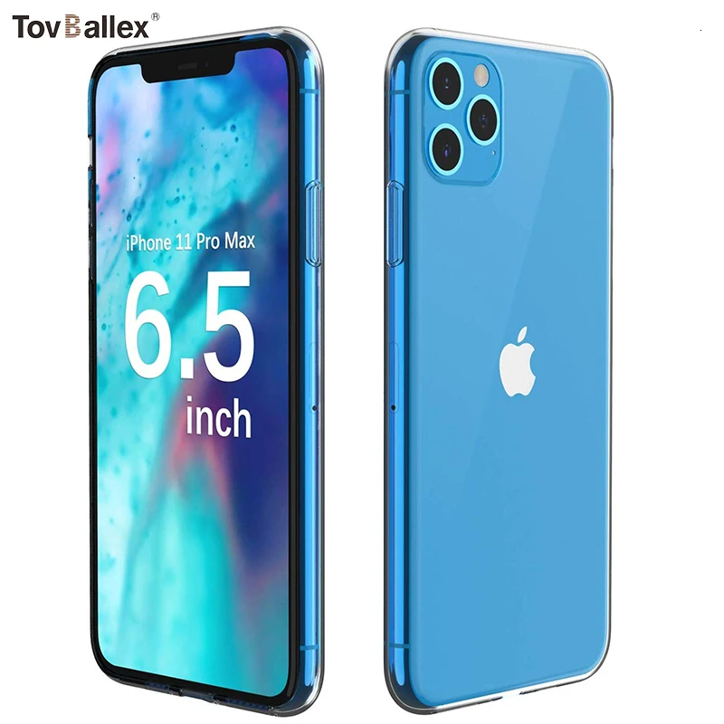 500Pcs Phone Case For iPhone 12 11 Pro Max XS XR X 8 7 6 6S Plus SE 2020 5 5S Anti-Scratch Shock-Absorption Clear TPU Soft Cover |