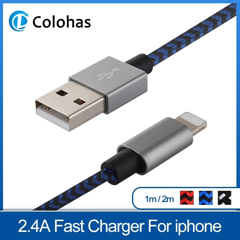 

USB lighting Cable for iPhone x Charger Fast Charging Cable for iPhone 8 7 6 6s plus USB Data Cable Mobile Phone Cord Adapter