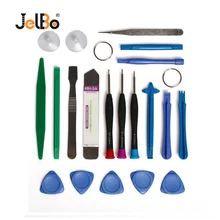 JelBo 20 в 1 Набор инструментов для ремонта мобильного телефона, набор инструментов для открывания, Набор отверток для iPhone, iPad, ручные инструменты для сотового телефона, пинцет
