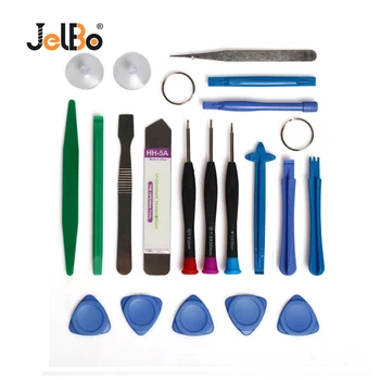 

JelBo 20 in 1 Mobile Phone Repair Tools Set Kit Pry Opening Tool Screwdriver Set for iPhone iPad Cell Phone Hand Tools Tweezers