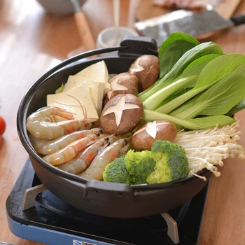 

Japanese basket cast iron Sukiyaki hot pot old household omelet frying pan skilled non-costing health stew stewpan rice pie dish