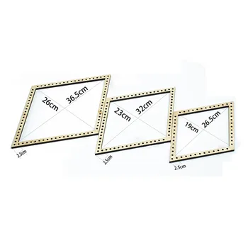 

3pcs/set Sewing Knitting Accessories Diamond Manual DIY Tapestry Knitting Machine Handmade Decoration Wall Tapestry Wooden Tools