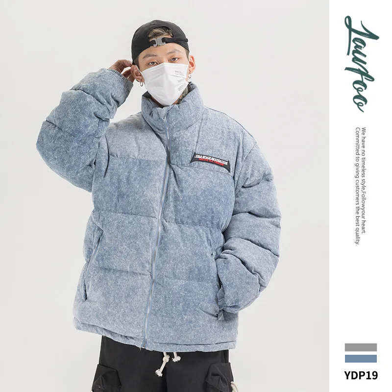 

Lawfoo Autumn And Winter New Products National Trends Origional Men'S Wear High Street Washing Water Retro Men's Thick Cotto