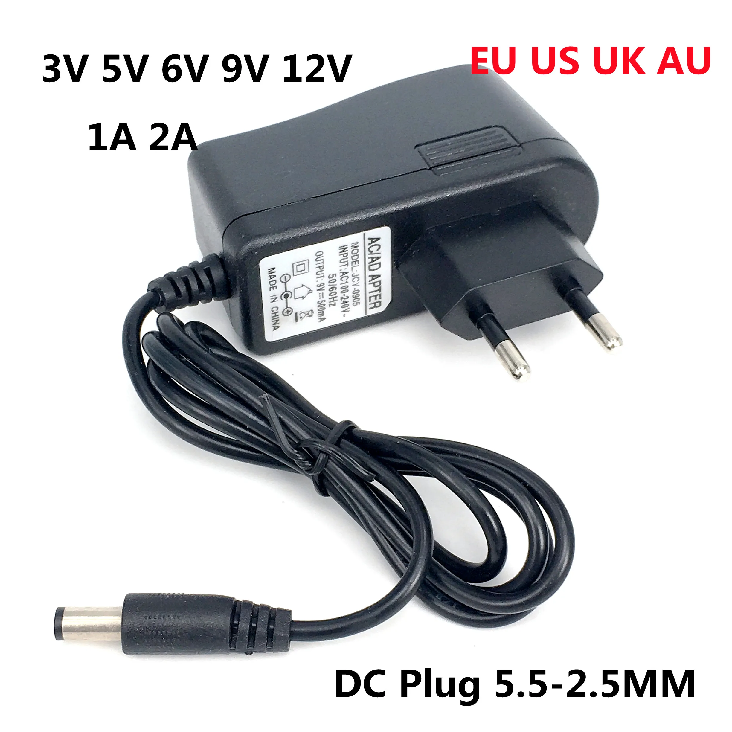 12V 5V 1A 2A 3A AC Power Supply Adapter charger For LED Strip light CCTV camera 