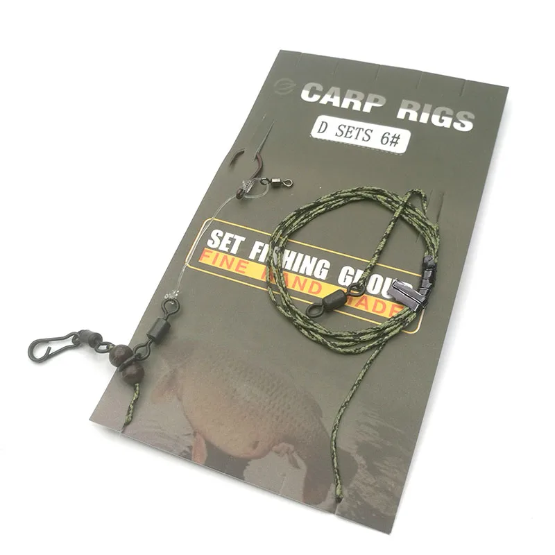 Handmade Carp Fishing Rig Terminal Tackle With Chod Hair Lead Core Line And  Link Flutter Hooks From Tuiyunzhang, $26.31
