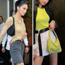 Небольшой роскошный Сумки Для женщин сумки Hobo дизайнерские модные нейлоновые Наплечные сумки Винтаж Хобо Сумка кошельки и Сумки