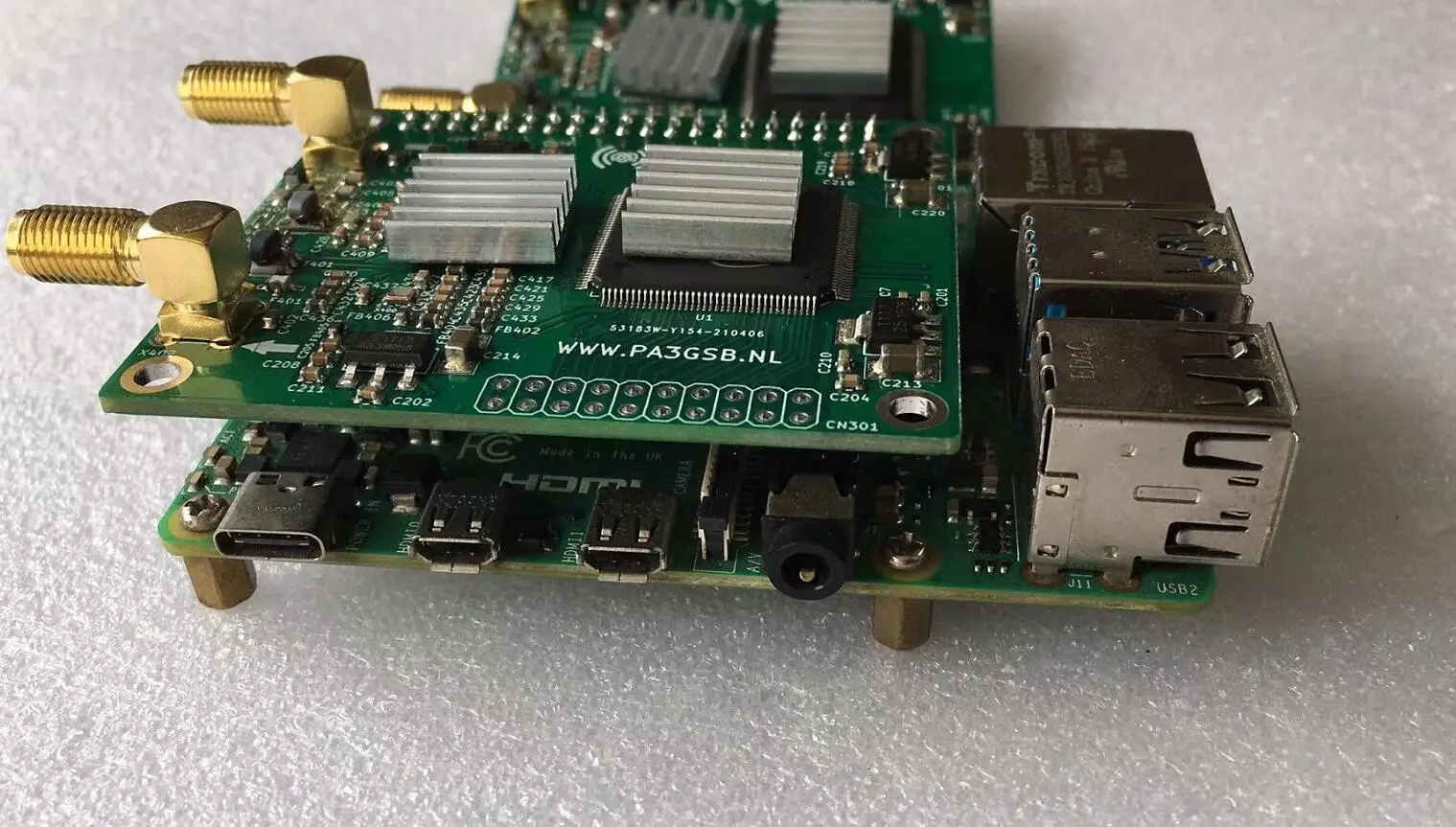 New Radioberry Software Defined Radio Analog AD9866 +10CL025 Module For