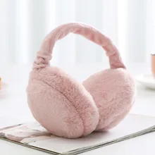 Adjustable Foldable Earflap Furry Soft Women Warm Earmuffs Winter Ear-warmers Winter Casual Warm Ear Muffs Earflaps Women Girls