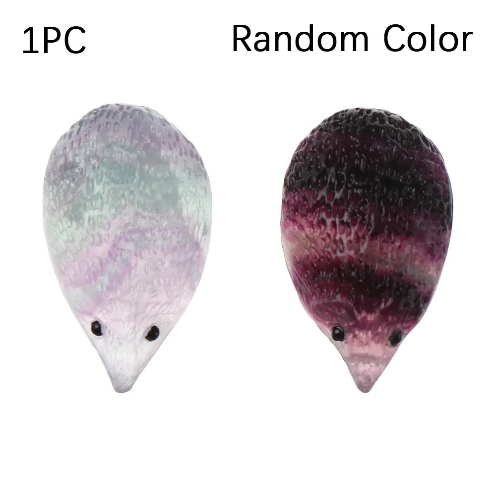 1/2 шт Радуга цветной Флюорит резные Ежик Исцеление Камень кварц Кристалл Декор для дома ручной работы драгоценный камень украшением рабочего стола - Цвет: 1 PC
