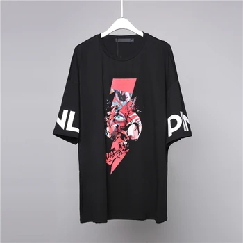 

Owen seak Men T Shirt Cotton Hip Hop Casual Print Punk Rock Pullover Streetwear Tops Tees Summer Men Oversize Short Sleeve Black