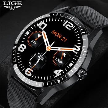 

LIGE Phone Smart Watch Men Women smartwatch Waterproof For Android ios Heart Rate Blood Pressure Monitor Sports Fitness Tracker