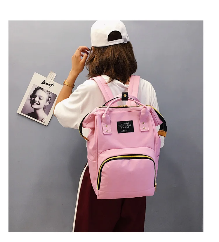 

2019 Spring New Style Diaper Bag Women's Multi-functional Large Capacity Shoulder MOTHER'S Bag Fashion Mom Handbag Bag
