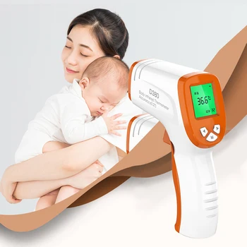 

In Stock Digital Thermometer Infrared Baby Adult Forehead Non-contact Infrared Thermometer LCD Backlight Termometro Infravermelh