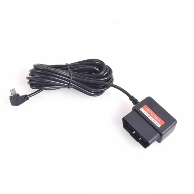Авто микро USB зарядное устройство адаптер питания кабель 16Pin OBD2 порт разъем 11.5FT
