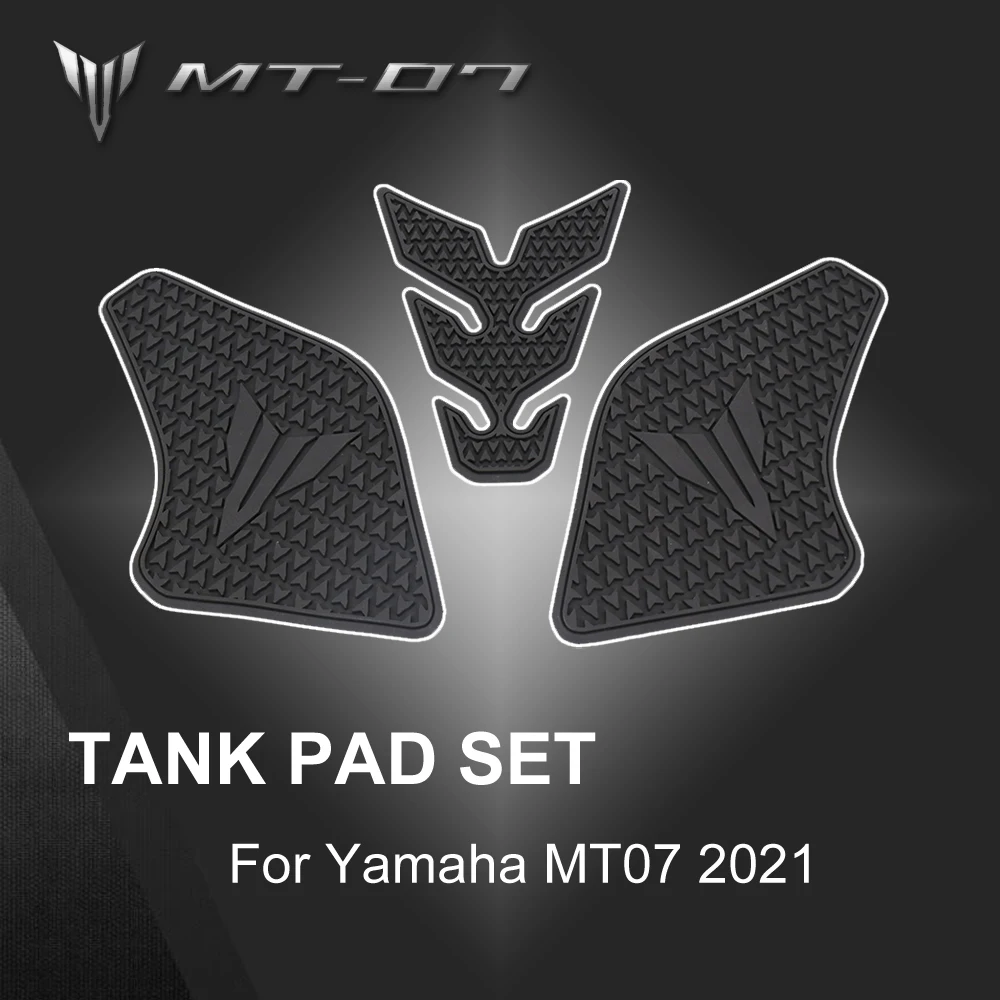 NEW For Yamaha MT-07 MT07 MT 07 Side Fuel Tank Pads Protector Stickers Decal Gas Knee Grip Traction Pad Side Sticker 2023 2022 tank tops lake vibes sunset gradient tank top in multicolor size m s