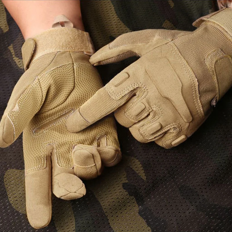 

Outdoor Anti-Slip Military Protectable Hunting Gloves Full Finger Camping Hiking Gloves Aairsoft Cycling Sports Gloves 3 Colors