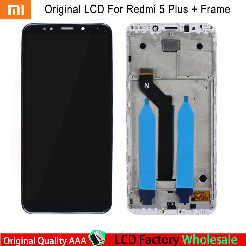 

5.99" LCD For XIAOMI Redmi 5 Plus LCD Display Touch Screen with Frame Digitizer Replacemt For XIAOMI Redmi 5Plus Display