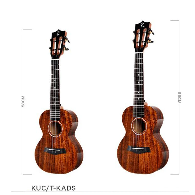 Solid KOA ukulele 23 дюймов 26 дюймов с сумкой аксессуары наборы KAKA kads Ukelele tenor concert ukul Гавайские гитары, музыкальные инструменты