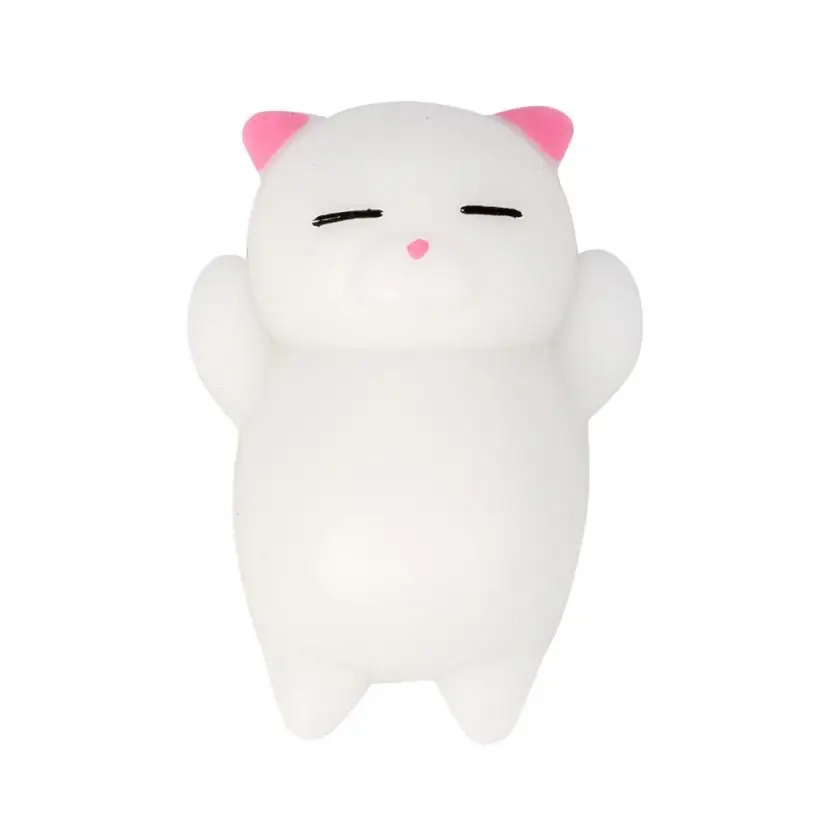 

Cute Mochi Squishy Yellow Sleeping Cat compress Healing Fun Kids Kawaii Toy Stress Reliever Decor Gift Sep 1