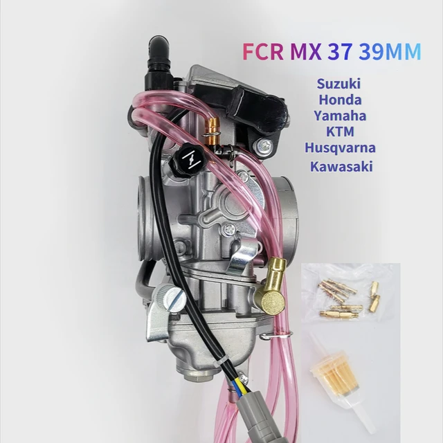 Fcr mx 37 39キャブレターktm rmz klx kx crf te yz 450 450R 450Xと ...