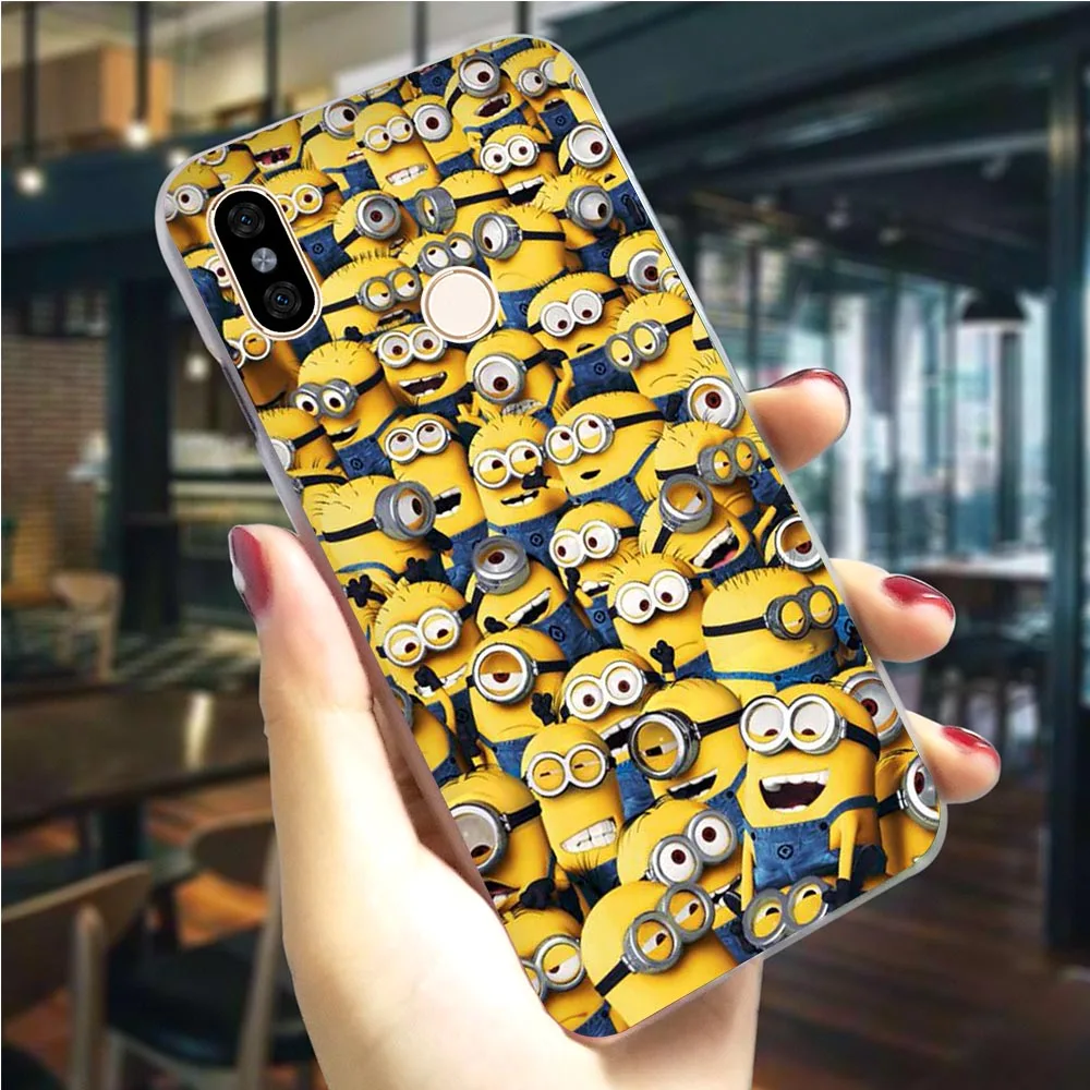 Чехол для телефона Xiaomi mi A3 Pro Despicable Me 2 mi nions Case mi A1 A2 Lite 5X6X6 8 Lite 9 9se mi x 2S mi 9T Pro CC9E CC9 A3 F1 - Цвет: K2520102