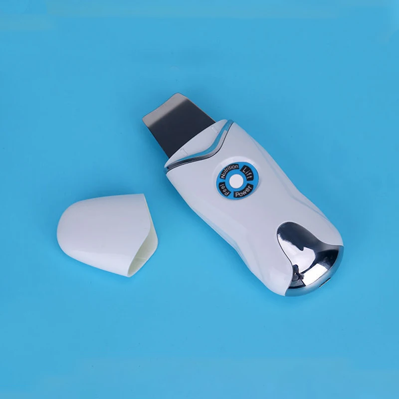 Скребок ультразвуковой для глубокой чистки кожи устройство с USB и светодиодной