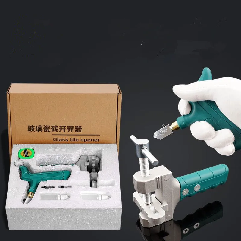 

New Multi-Purpose Handheld Glass Tile Opener Cutting Machine Scribing Durable Roller Cutter Decoration Tools Set